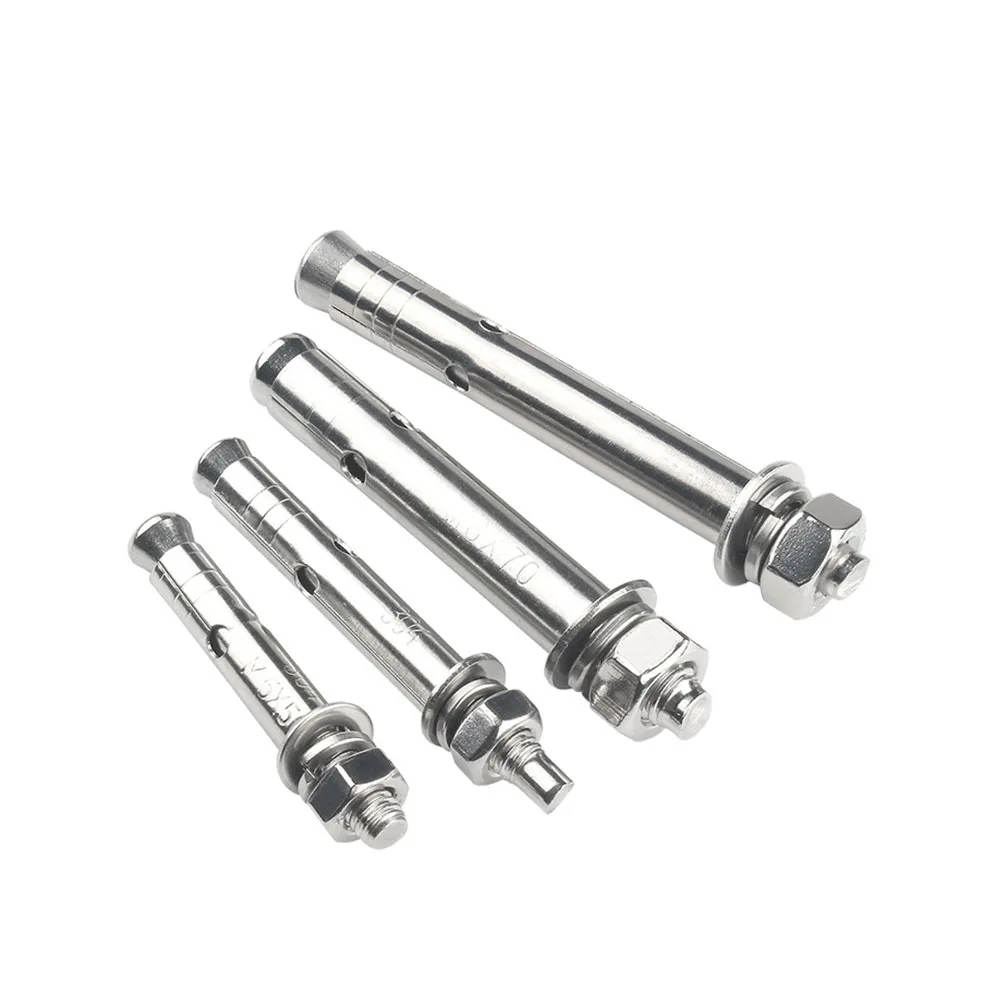 Steel Sleeve Anchor Kit | 2-10PCS Hex Head Bolts | Half-Tooth Concrete Fasteners - Thumbnail 4