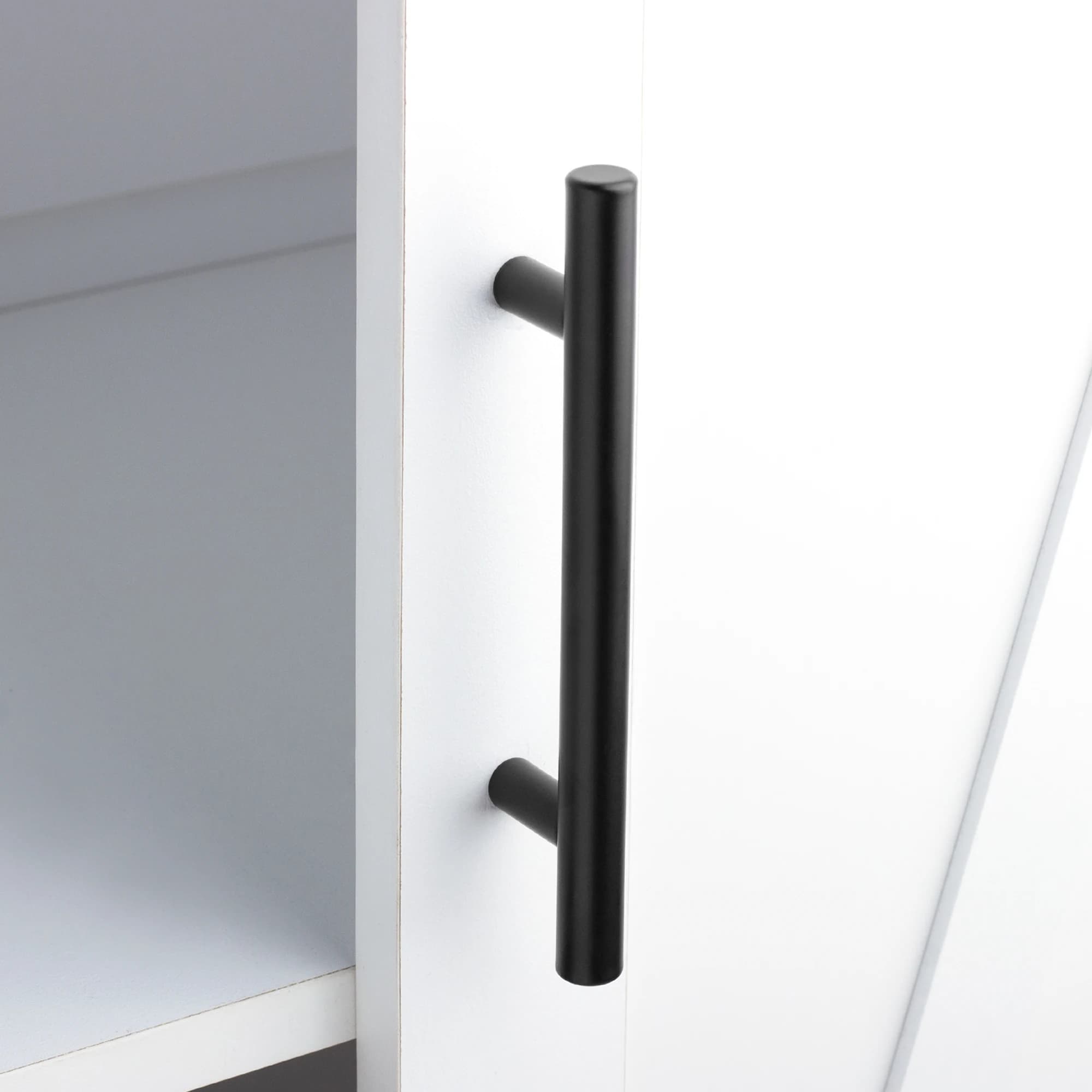 Black Door Handles | Heavy-Duty Stainless Steel | Long Pulls for Kitchen Cabinets - Thumbnail 6