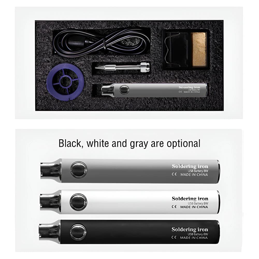 Cordless Soldering Iron | USB-C Rechargeable | 5V 8W Precision Welding Tool for Electronics Repair - Thumbnail 6