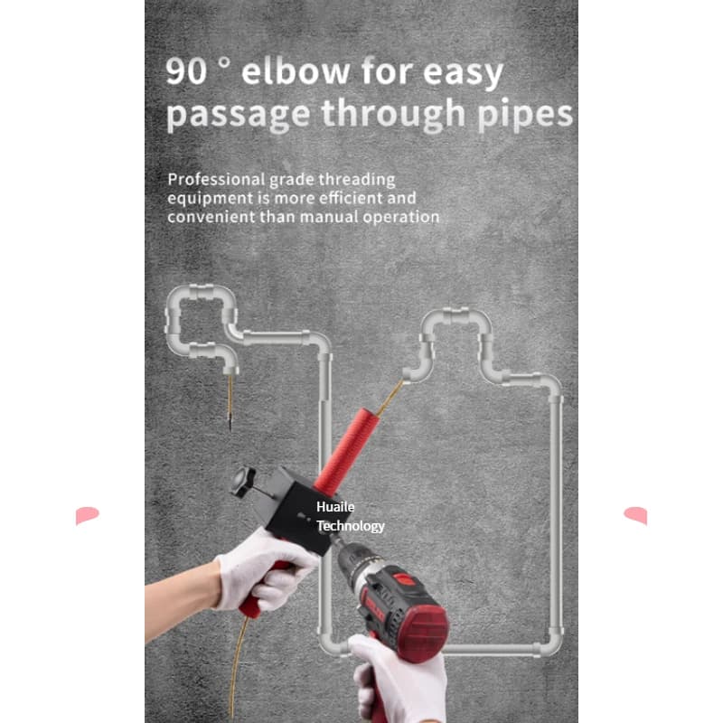 Factory Direct Sale Industrial & DIY Grade  Electrical Wire Electric Automatic Cable Pulling Machine Power Pipe Threader - Thumbnail 2
