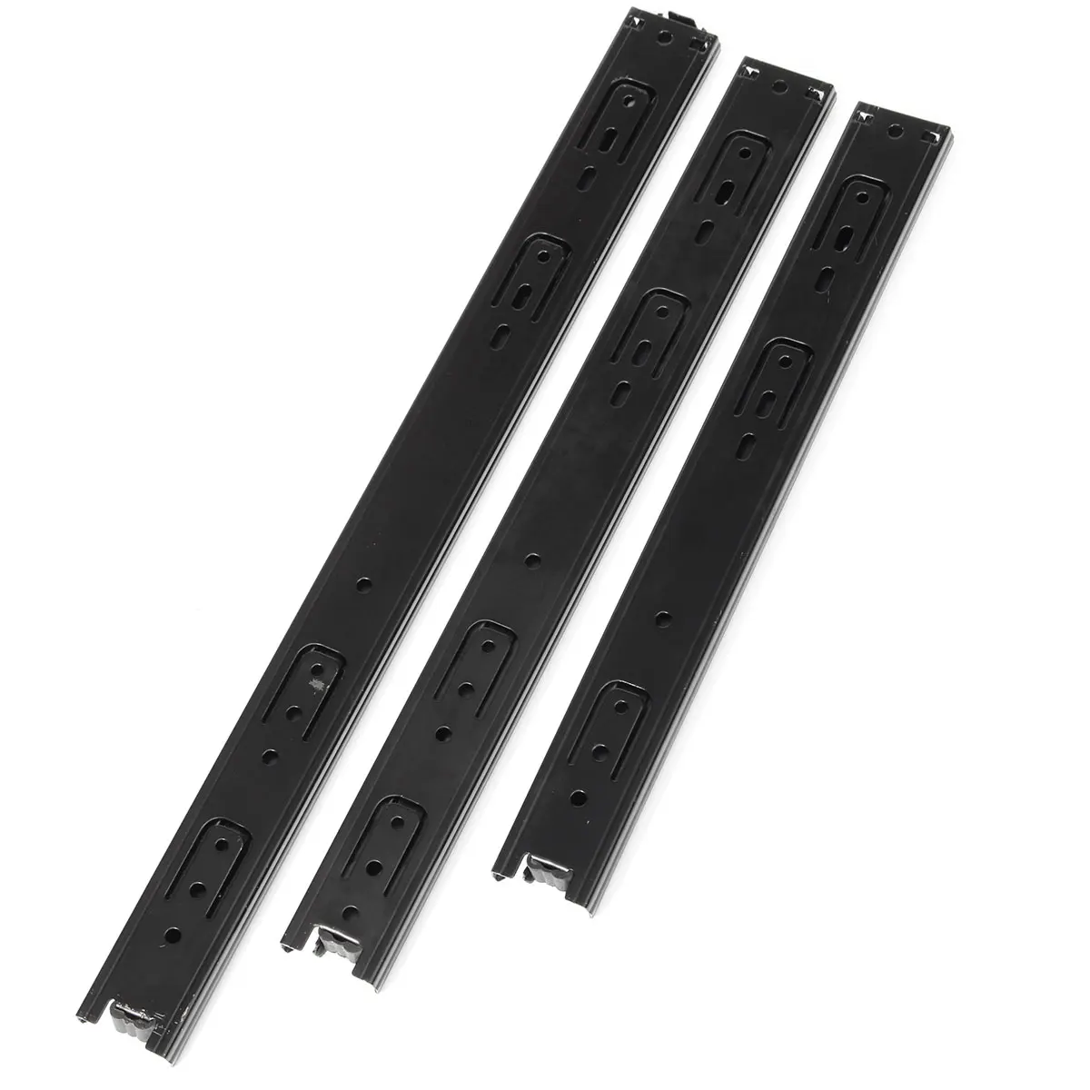 Soft-Close Drawer Slides | Full Extension Ball Bearing Runners | 11/13/15 Inch Cabinet Rails - Thumbnail 2