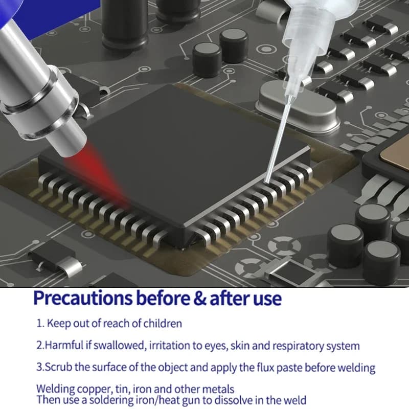 No-Clean Solder Paste | UV10, UV50, UV80 Flux for PCB & BGA Repair - Thumbnail 5