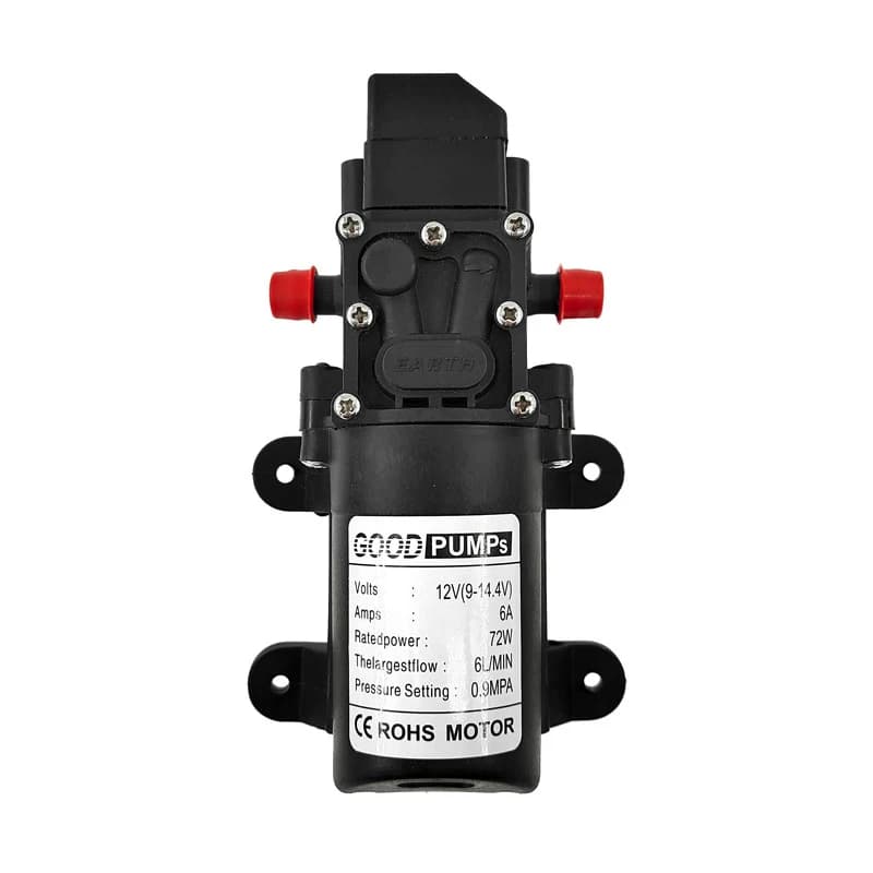 12V Electric Diaphragm Pump | 72W High Pressure Spray | Automatic Switch Car Wash - Thumbnail 3