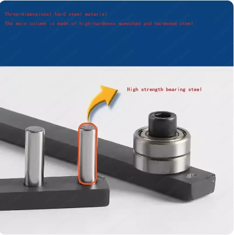 Metal Bending Tool | Heavy-Duty Steel & Copper Bar Bender | Manual Hand Brake for DIY & Fabrication - Thumbnail 2