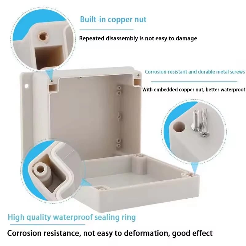 Waterproof Electronics Enclosure | IP67 Rated Junction Box for Outdoor Projects - Thumbnail 3