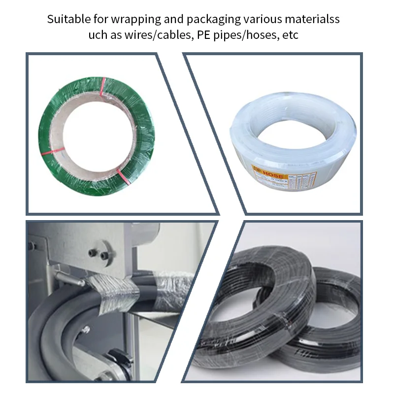 Semi-Automatic Stretch Wrapping Machine | PE Film Bundler for Cables & Wires - Thumbnail 4