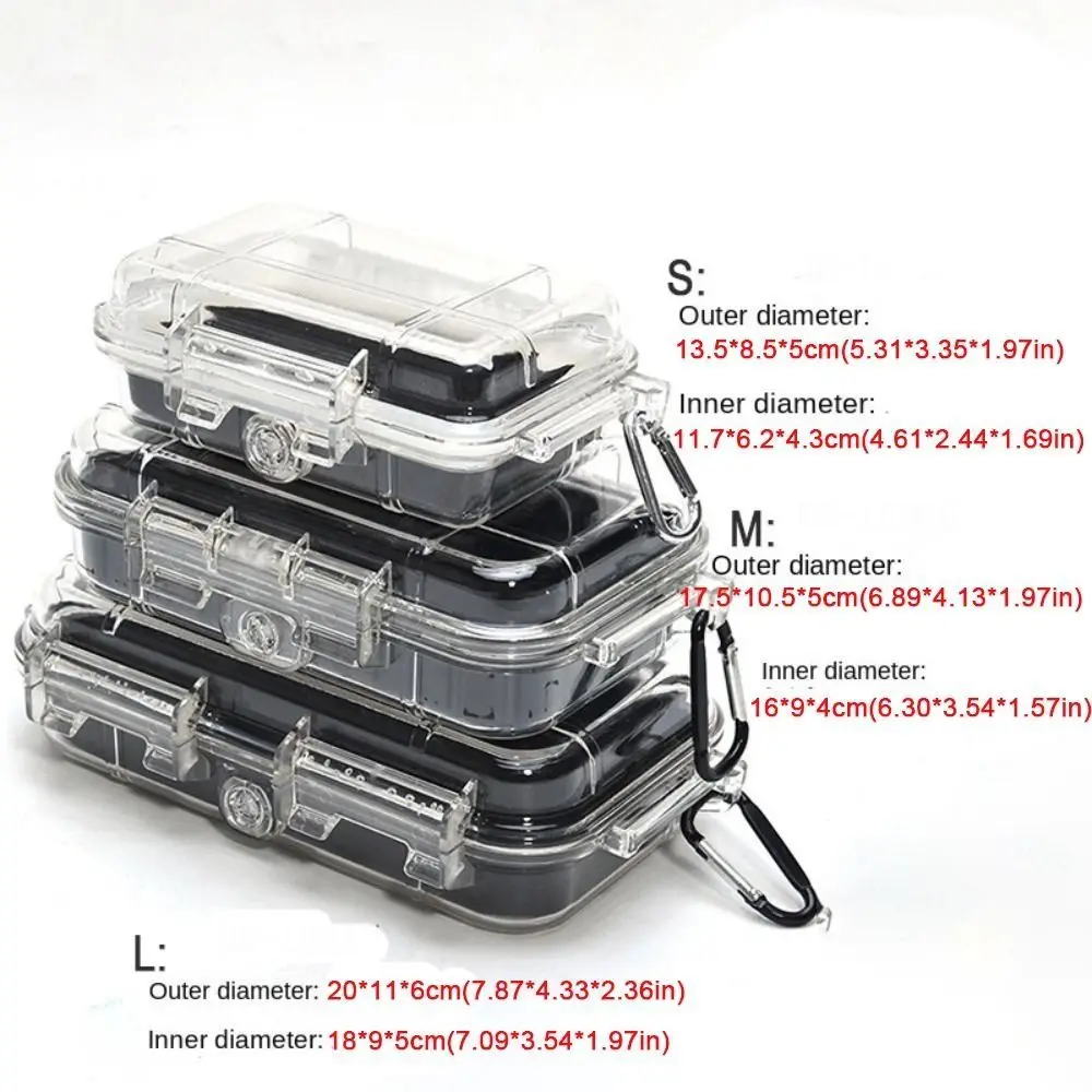 Waterproof Toolbox | Durable ABS Camping Box | Shockproof Transparent Sealed Storage - Thumbnail 6