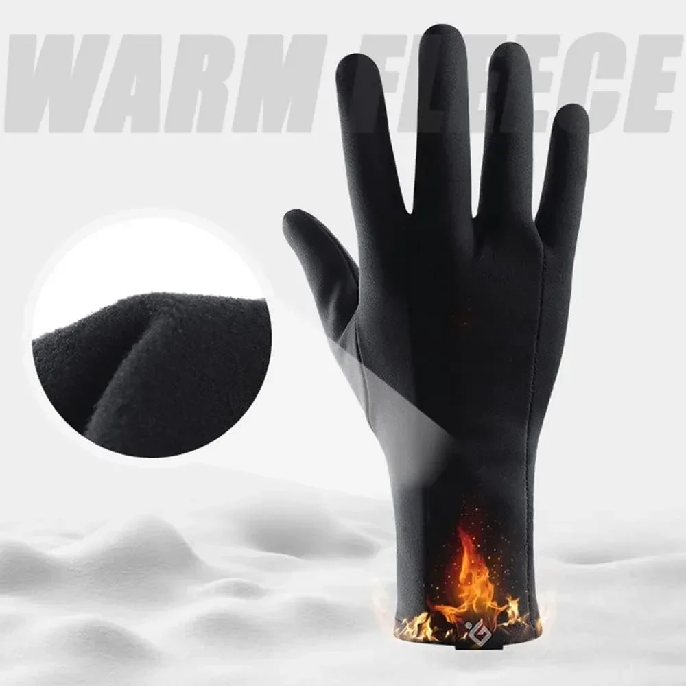 Cold Weather Liner Gloves | Thin Touchscreen Design | Anti-Slip Winter Warmth - Thumbnail 5