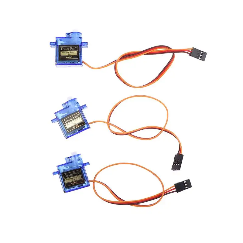 1/3Pcs RC Car Robot Arm Arduino Starter DIY Project SG90 9G Micro Servo Motor 180°/360° 5V Digital Servo - Thumbnail 3