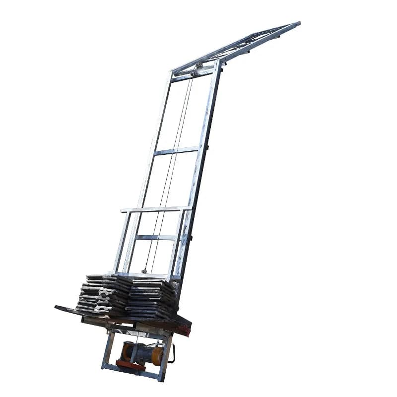 Electric Cargo Lift | Heavy-Duty Solar Panel & Material Elevator | Automatic Lifting System - Thumbnail 3