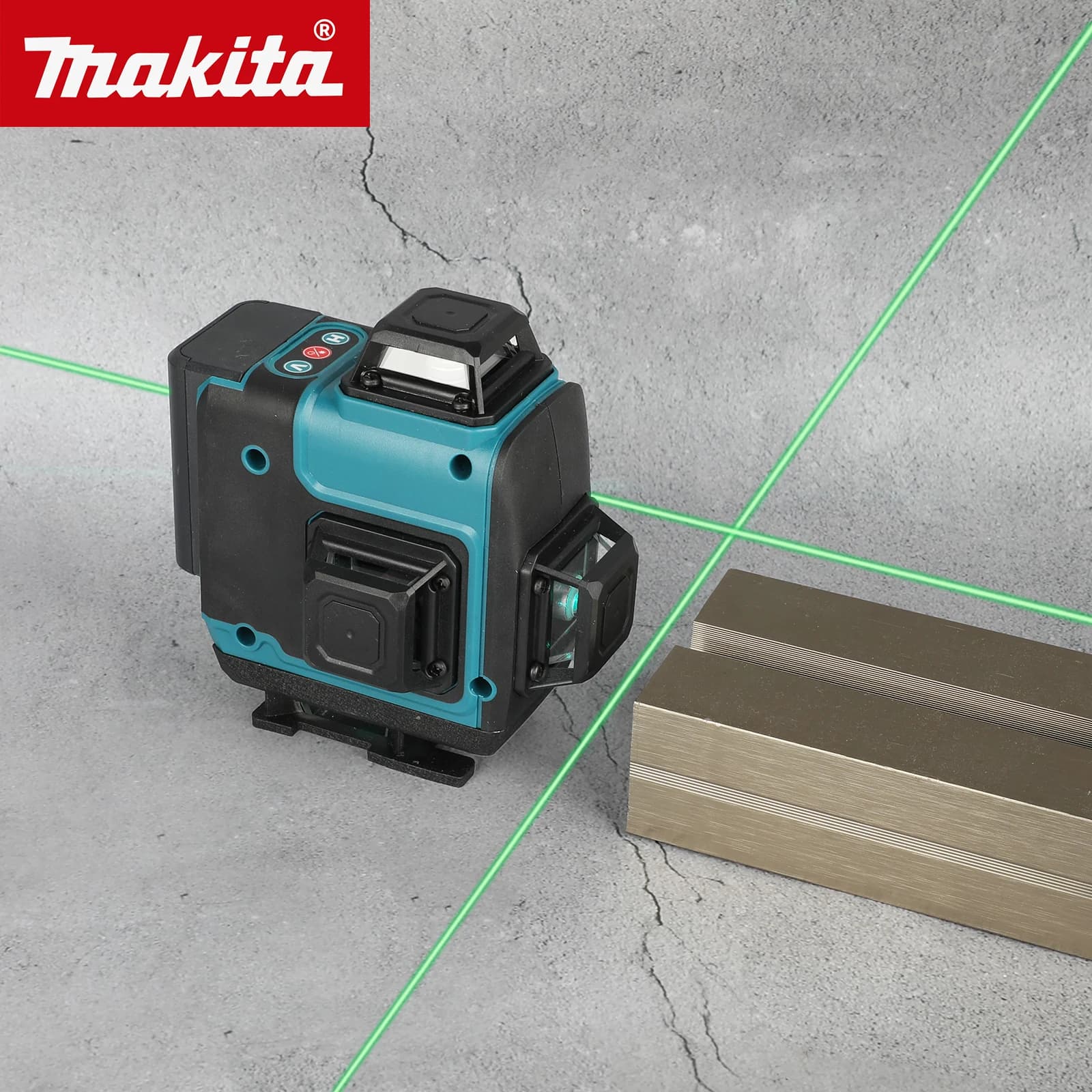 Self-Leveling Laser Level | 4×360° Lines for Layout | 5000mAh Battery & 8H Runtime - Thumbnail 4