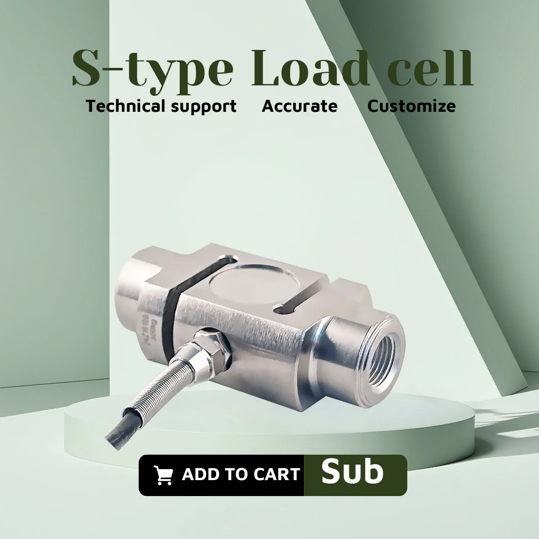 S-Type Load Cell Sensor | High-Precision Tension & Compression Measurement | Stainless Steel - Thumbnail 2