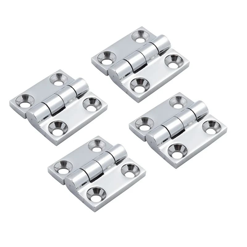 Heavy-Duty Marine Hinges | 316 Stainless Steel | 38mm/50mm Mirror Polish Boat Hardware - Thumbnail 6