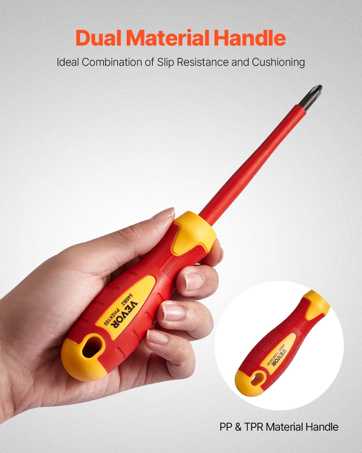 1000V Insulated Screwdriver Set | Magnetic Phillips & Slotted | Electrician-Grade Tool Kit - Thumbnail 4
