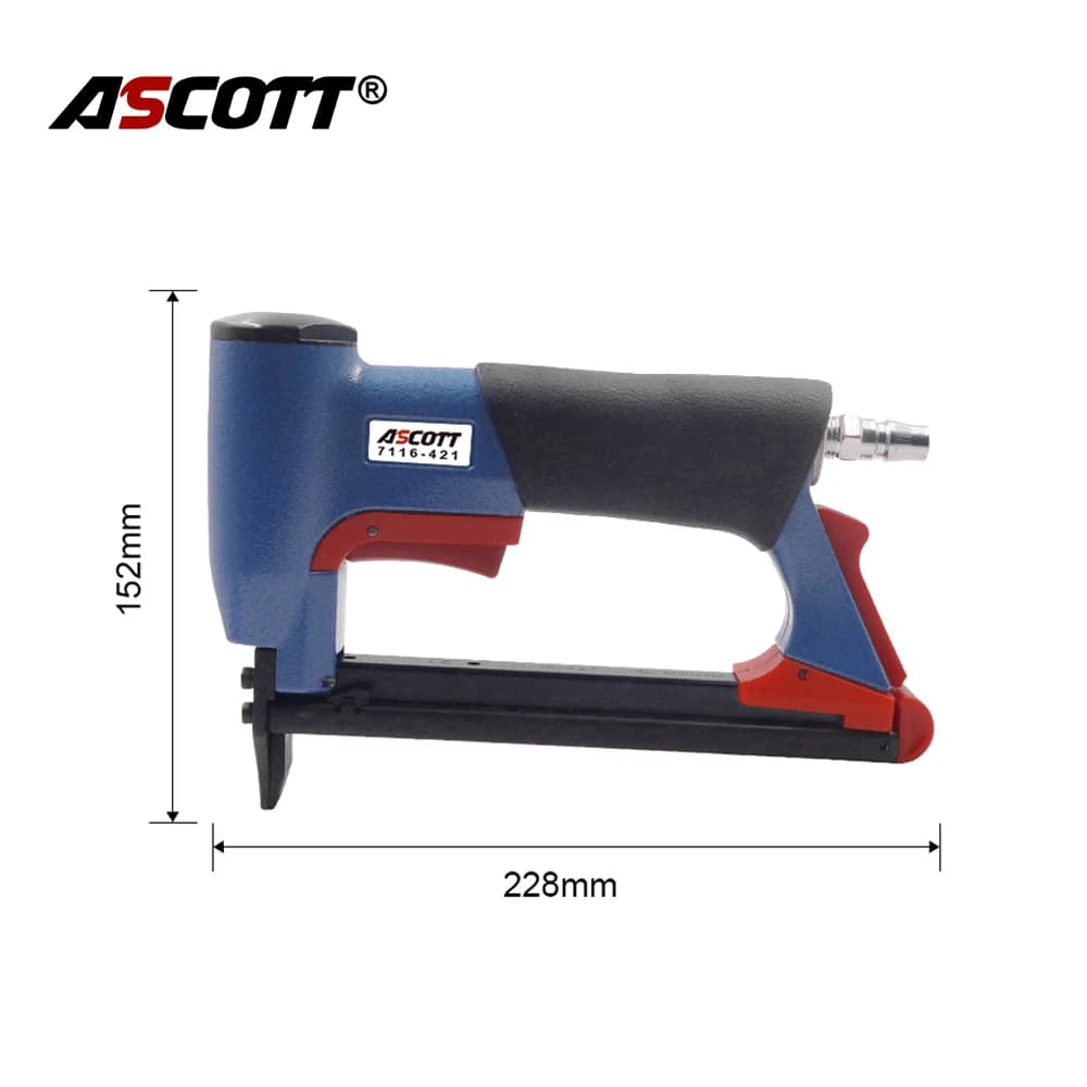 Framing Nail Gun | 21Ga Air Upholstery Stapler for Furniture & Cabinets | 7116-421 Crown - Thumbnail 2