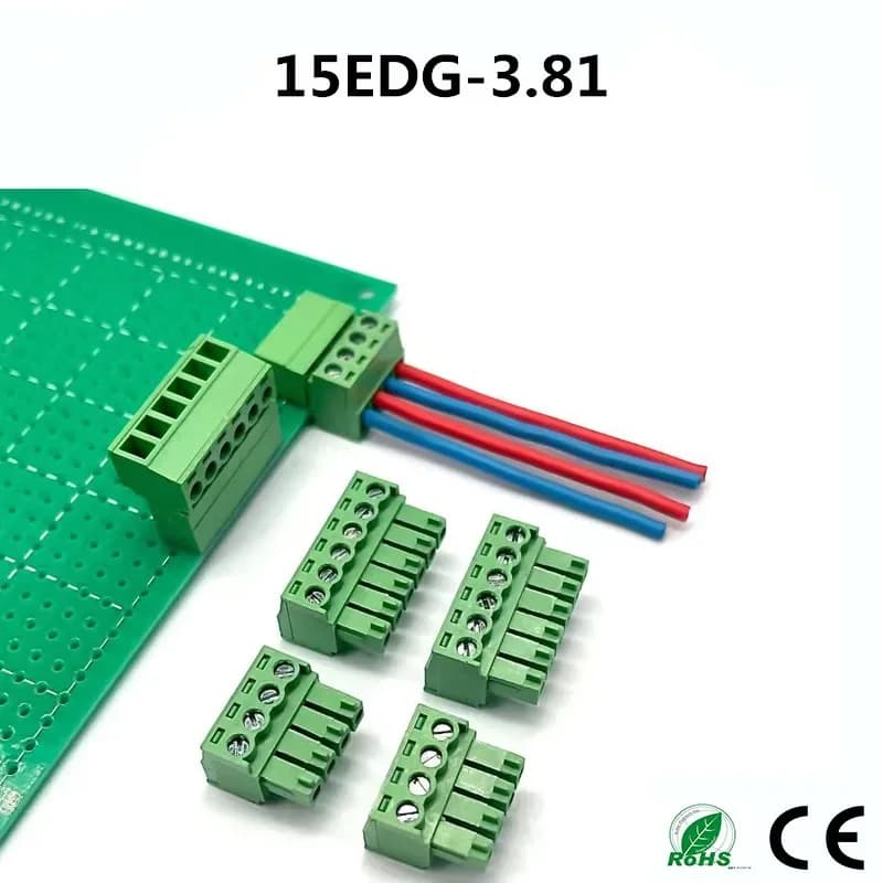 Screw Terminal Block Set | 2.54mm to 5.08mm PCB Connectors | 2-12 Pin Male & Female Headers - Thumbnail 3