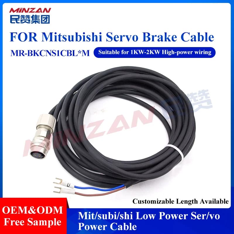 Industrial-Grade Servo Motor Encoder Cable | High-Flex Durable Power & Signal Wire for Mitsubishi J3/J4/JE - Thumbnail 2