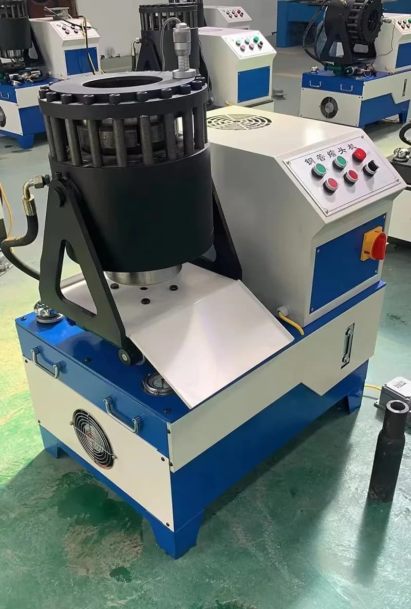 2-Inch Hydraulic Hose Crimper | 4KW 380V Power | 6-Layer BNT51N Press with 10-Die Set - Thumbnail 2