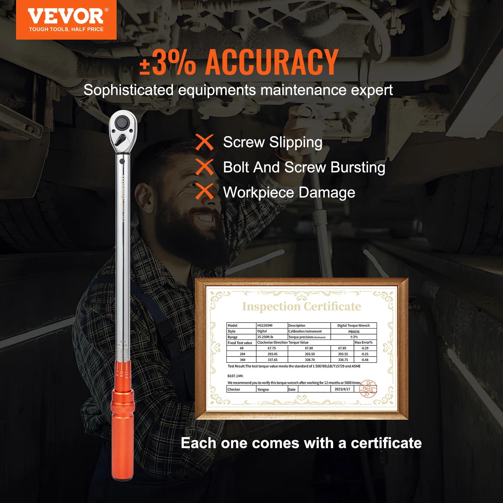 Torque Wrench Set | 1/2, 3/8, 1/4 Drive | Precision Calibrated for Automotive & Workshop Use - Thumbnail 2