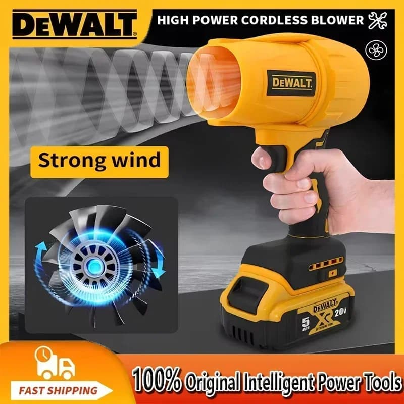 DeWalt 20V MAX Cordless Blower | 30000 RPM Turbo Fan | Professional Dust & Debris Removal Tool - Thumbnail 2