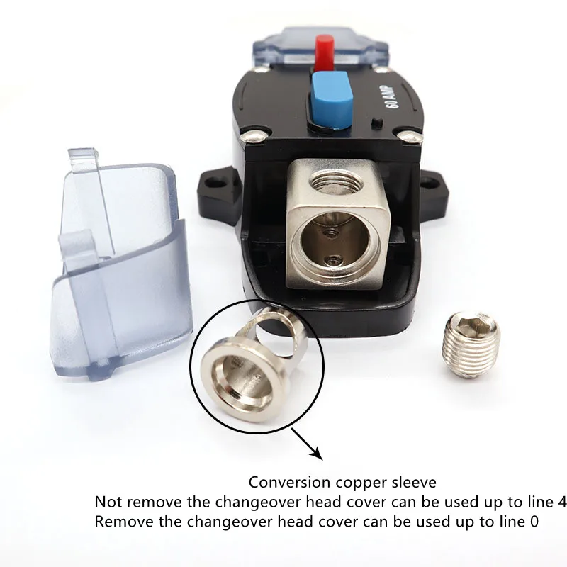 High-Capacity DC Circuit Breaker | 50A-300A Resettable Fuse | 12-48V Power Protection for Car Audio & Trucks - Thumbnail 5