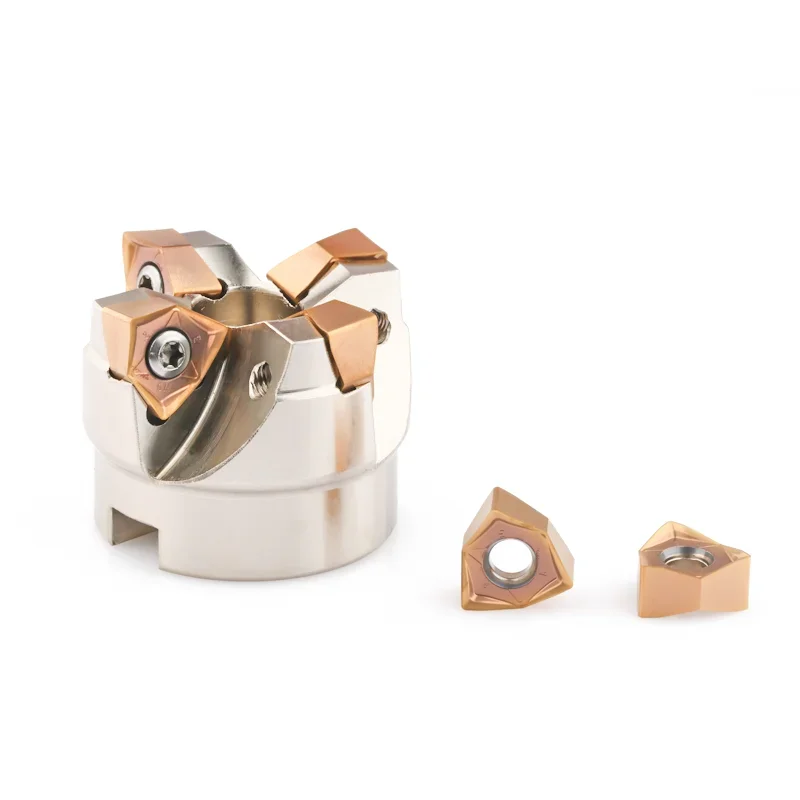 90 Degree Face Milling Cutter | Double-Sided Hexagonal Heavy Cutting Head | WNMU 0806 Insert - Thumbnail 6