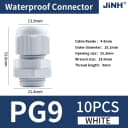 PG9-White-10Pcs