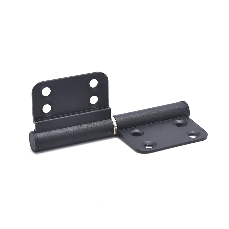 4 Inch Aluminum Flag Hinge | Detachable Black Kitchen Door Hinge | X2 Set Hardware - Thumbnail 3