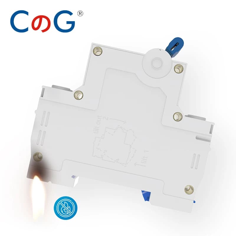 CG 2P MCB 10A 16A 20A 25A 32A 40A50A63A Circuit Breaker DZ47Z 500V/1000V Din Rail Mount DC Disconnect Switch for Solar PV System - Thumbnail 6