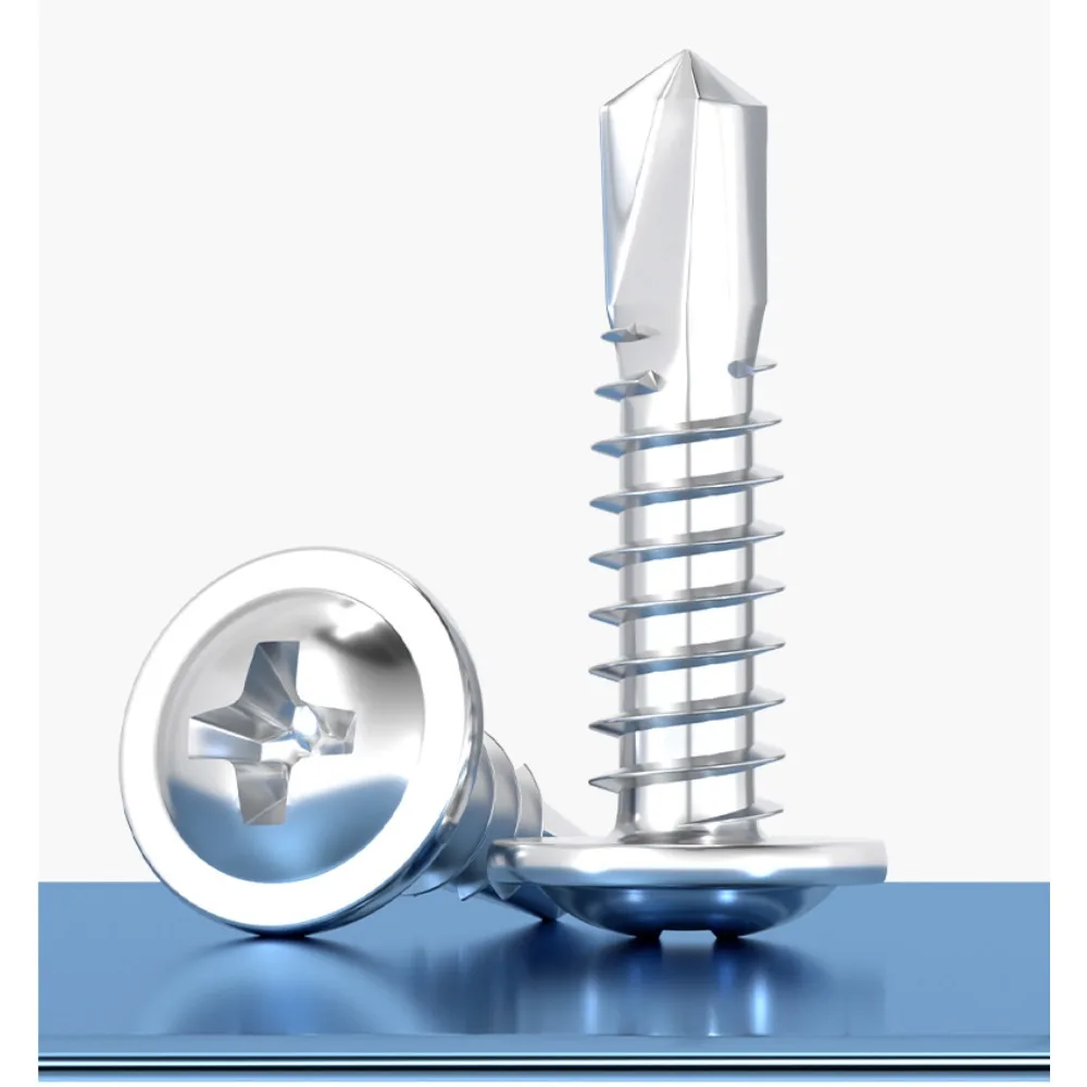 Head Self Drilling Screws | M4.2 M4.8 Tek Screws | Corrosion Resistant Metal & Wood Fasteners Pack - Thumbnail 6