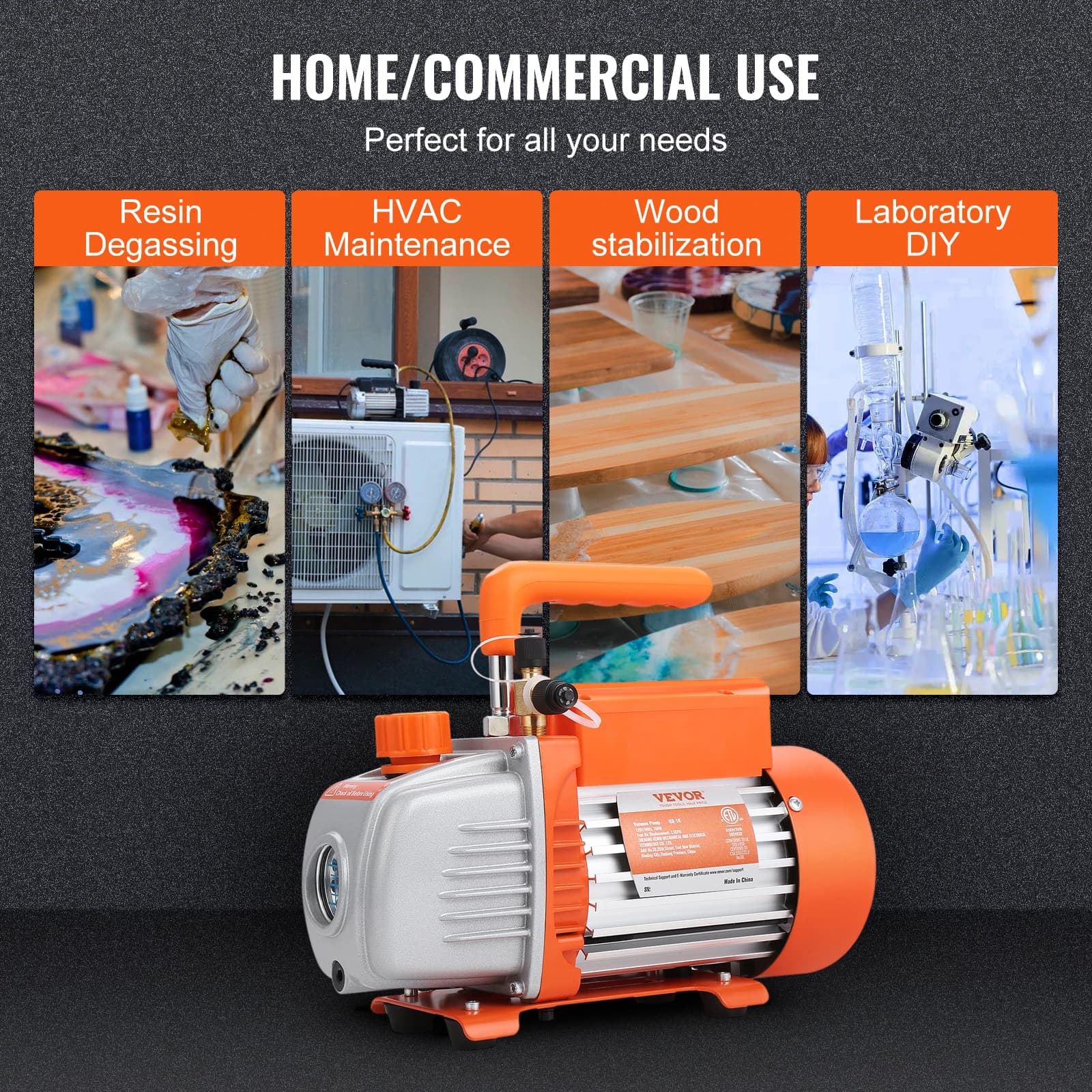 Vacuum Pump | 2 Stage 7CFM AC120V | For Air Conditioning & Refrigeration Maintenance - Thumbnail 6