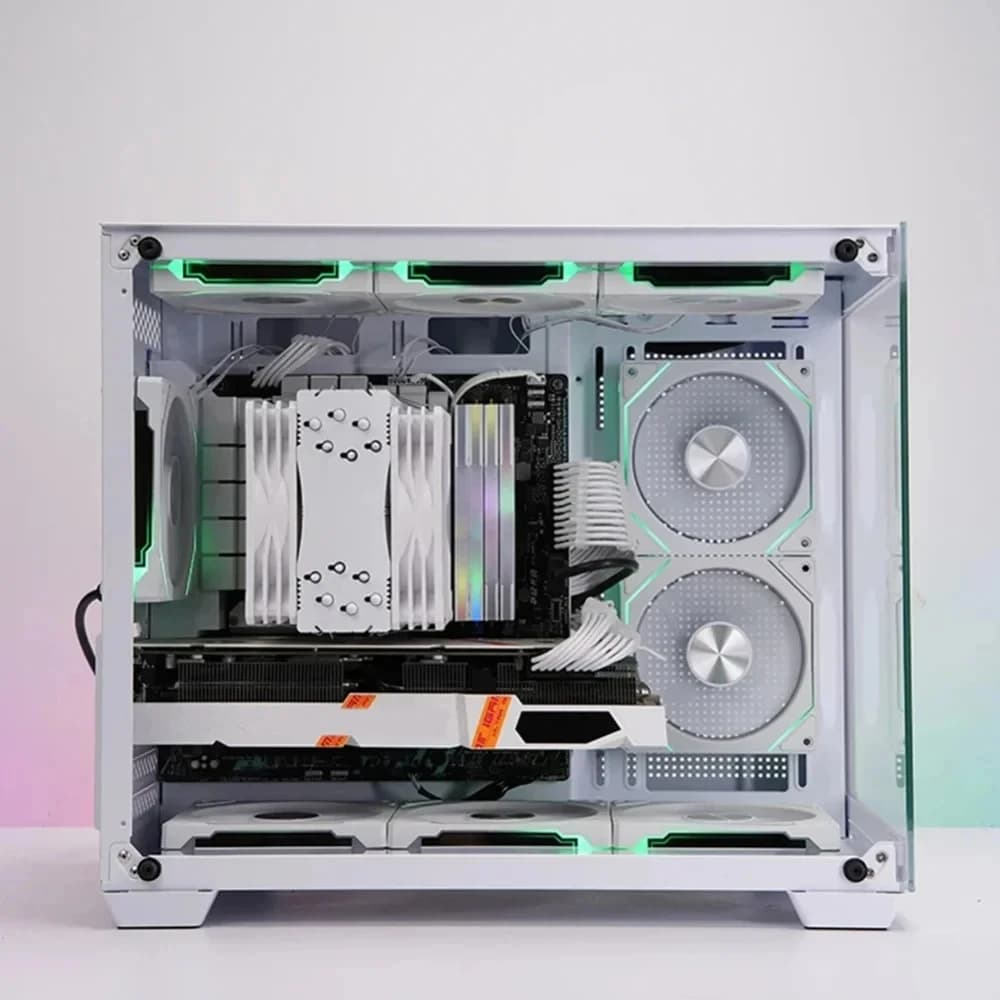 4RS ARGB 120mm PC Case Fan | Infinity Mirror Lighting | PWM Speed Control & Motherboard Sync - Thumbnail 5