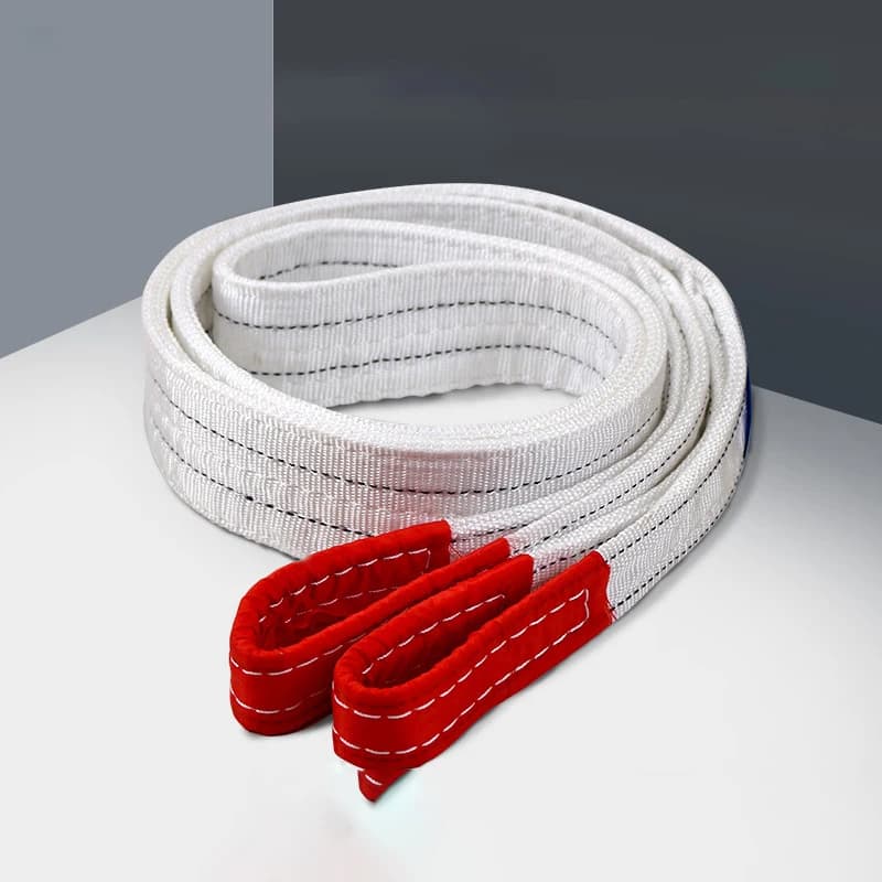 Professional-Grade 1-Ton Lifting Sling | 3M & 1M Heavy-Duty Polyester Straps | Trailer & Crane Cargo Belt - Thumbnail 5