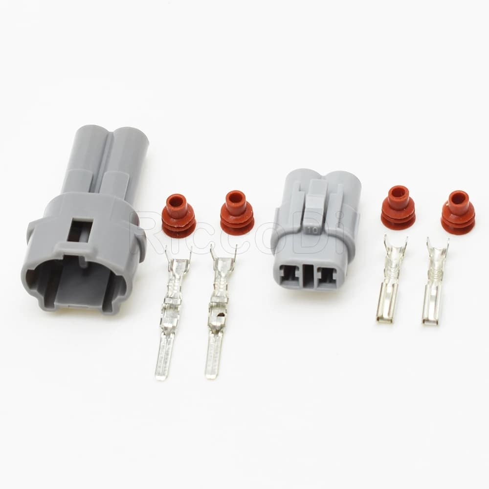 2-Pin Waterproof Connector Kit | Sealed Automotive Plug | OEM 6180-2321 & 6187-2311 - Thumbnail 4