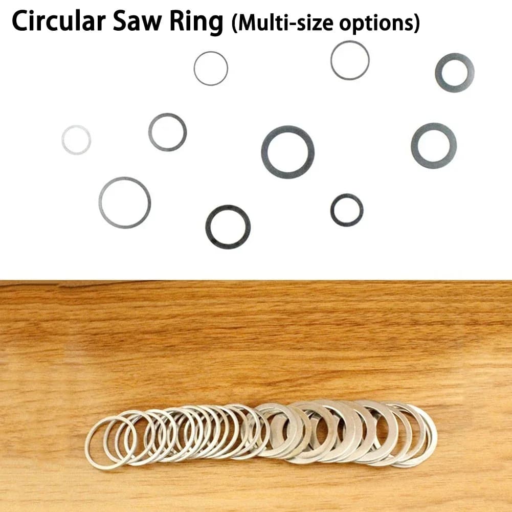 Saw Blade Reducing Rings | 16-32mm Arbor Adapter Set | Professional Woodworking Tools - Thumbnail 5