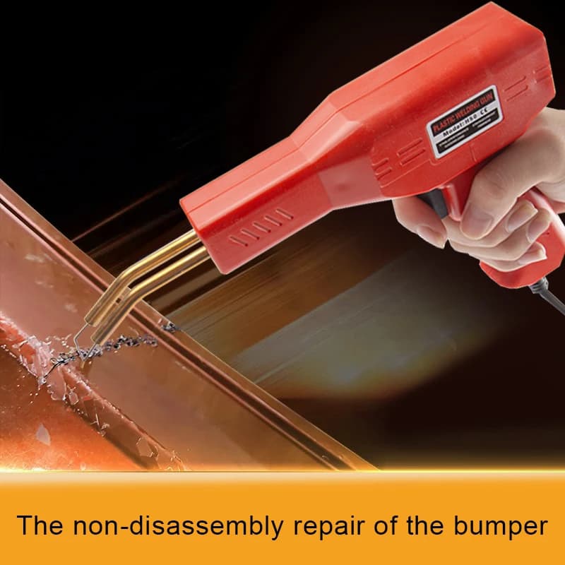Plastic Welding Kit | Car Bumper & Kayak Repair Tool | 4-Staple Welder Gun - Thumbnail 4
