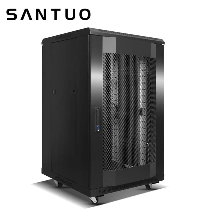 42U Server Rack Cabinet | Heavy-Duty SPCC Steel | Smart Network Data Rack System - Thumbnail 4