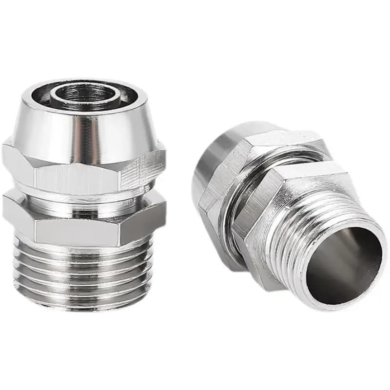 Pneumatic Quick-Connect Fittings Kit | M5-M12 Thread | For Air Hose & Tubing - Thumbnail 6