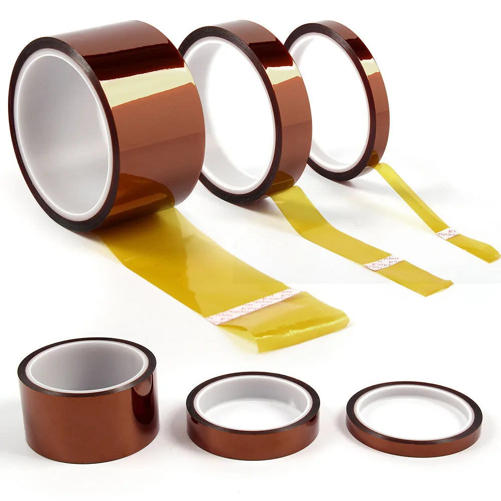 Professional-Grade Polyimide Kapton Tape | High-Temperature & Heat Resistant | 5-50mm x 100ft - Thumbnail 8