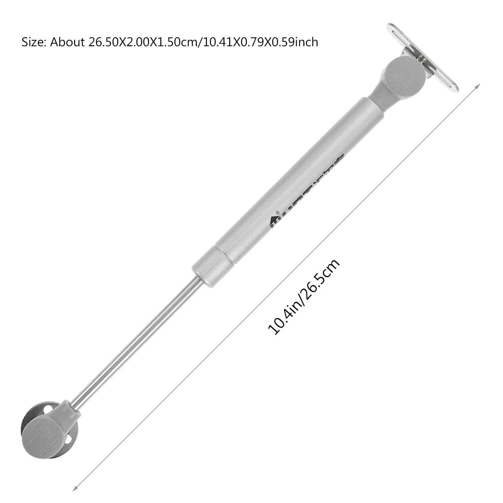 Cabinet Hydraulic Support Rods | 2-Pack Retractable Lifting Buffer | Telescopic Cushioning Pressure System - Thumbnail 5