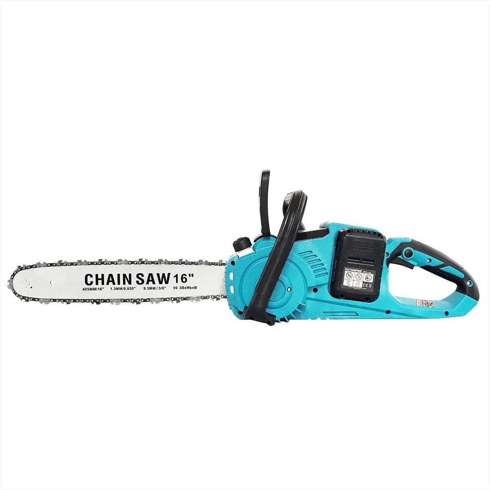 16-Inch Cordless Chain Saw | Brushless Motor For Orchard Branch | Compatible With Makita Battery - Thumbnail 4