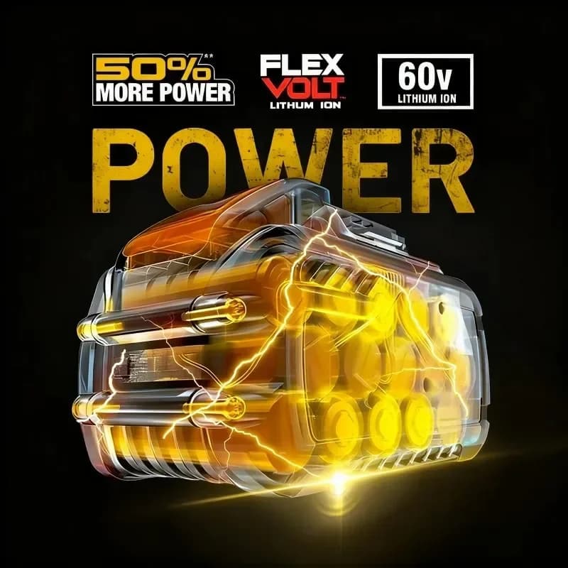 DeWALT XR FlexVolt Battery & Charger Set | 20V 5.0Ah & 6Ah | High-Power Li-Ion for Tools - Thumbnail 3