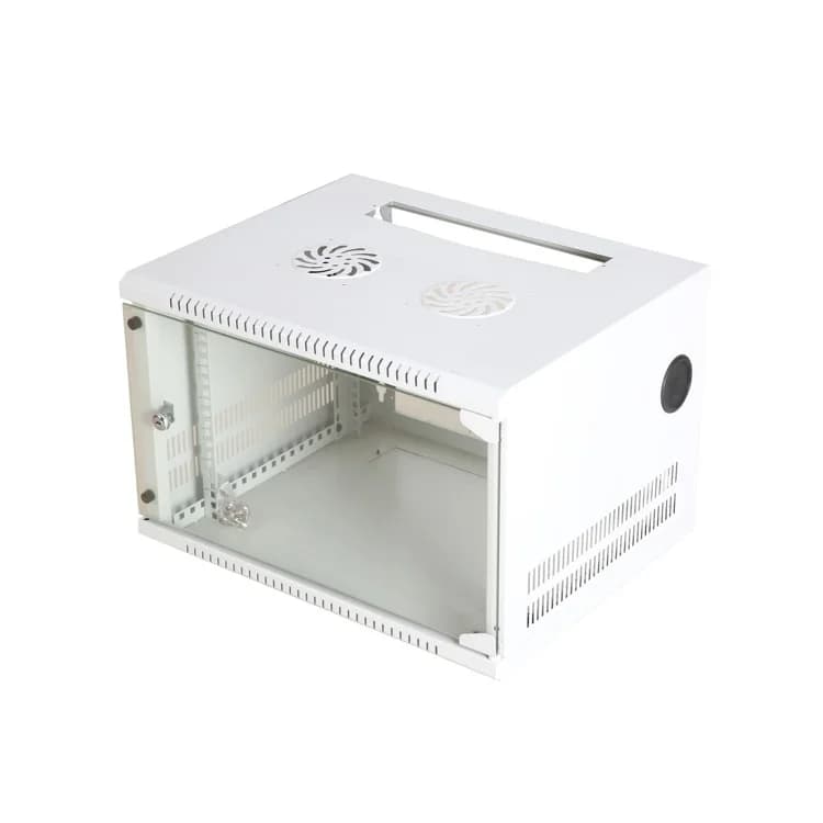 12U Wall-Mount Server Rack | Compact Data Center Cabinet for Network Equipment - Thumbnail 2