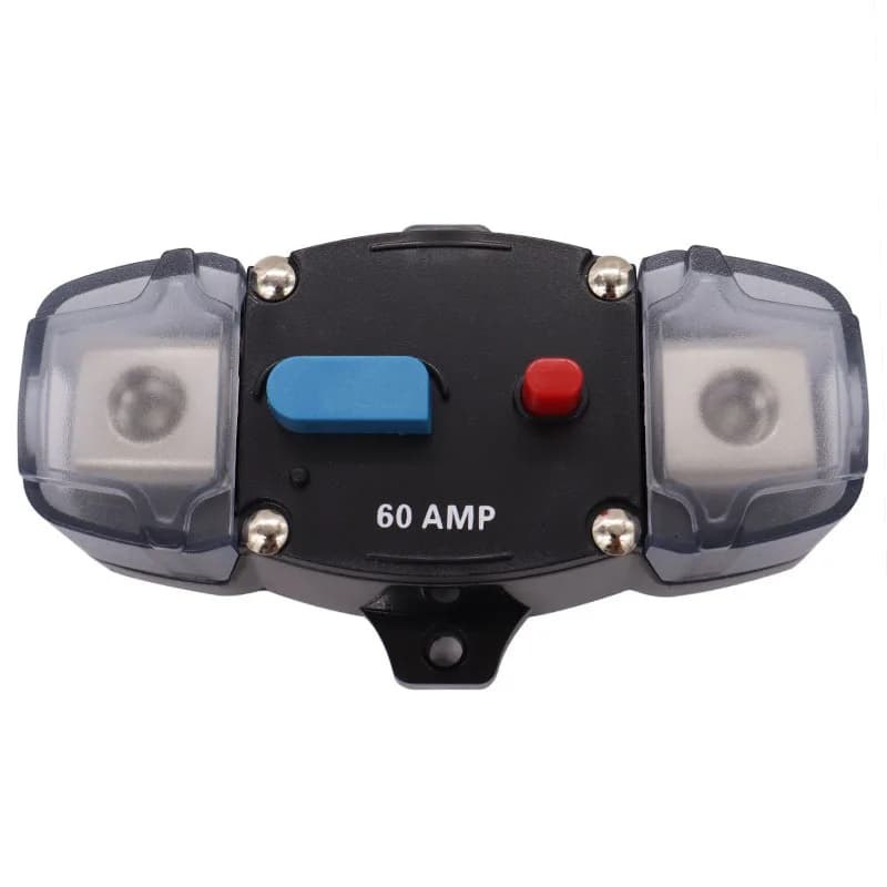 High-Capacity DC Circuit Breaker | 50A-300A Resettable Fuse | 12-48V Power Protection for Car Audio & Trucks - Thumbnail 3