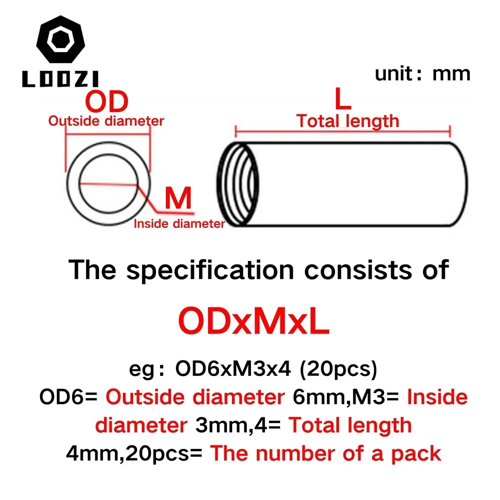 M3-M16 304 Stainless Steel Extension Coupling Nuts | Thickened Round Column Design | Extended Cylindrical Connector - Thumbnail 5