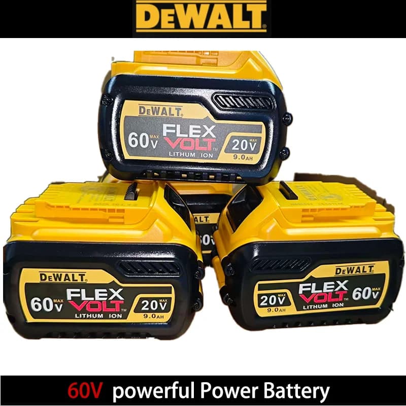 DeWalt 20V/60V MAX Battery | High-Capacity 9.0Ah, 6.0Ah, 5.0Ah Options | DCB209, DCB206, DCB205 - Thumbnail 2