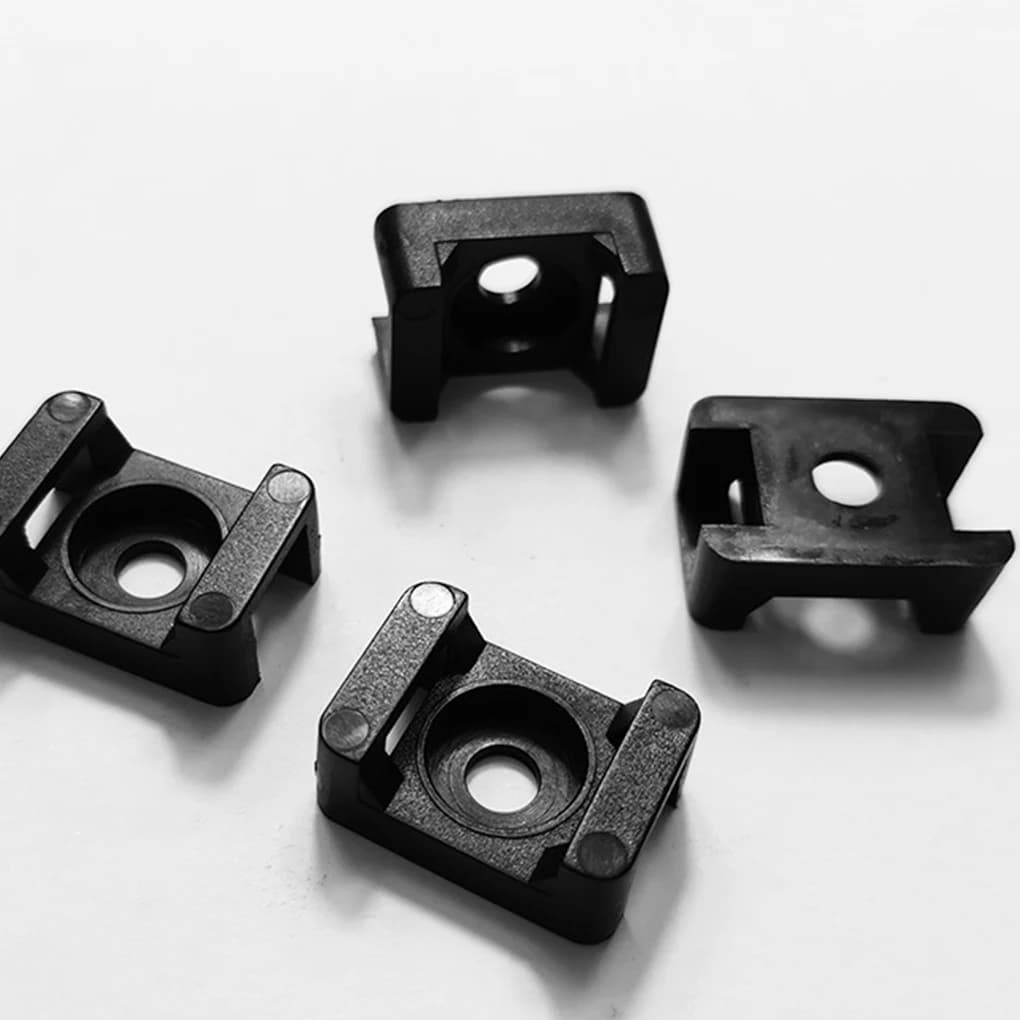 Cable Management Kit | 100-Piece Saddle Mount Clips for Cord Organization