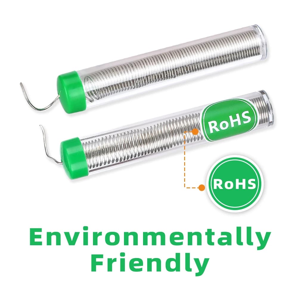 Rosin-Core Solder Wire | 0.8mm & 1.0mm Diameter | Lead-Free for Precision Electronics Repair - Thumbnail 2