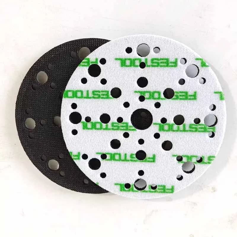 6-Inch Round Sanding Pad | 48-Hole Porous Cushion | 150mm Thickened Sponge - Thumbnail 3