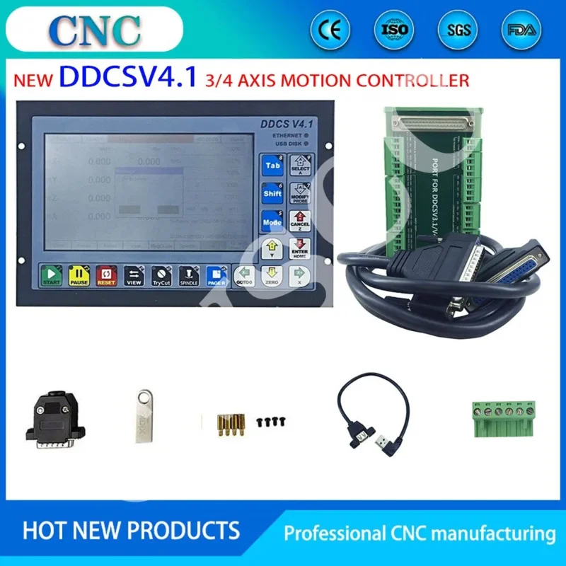 DDCSV4.1 CNC Motion Control System | 3-Axis & 4-Axis Engraving Kit | 75W 24V Power Supply - Thumbnail 2